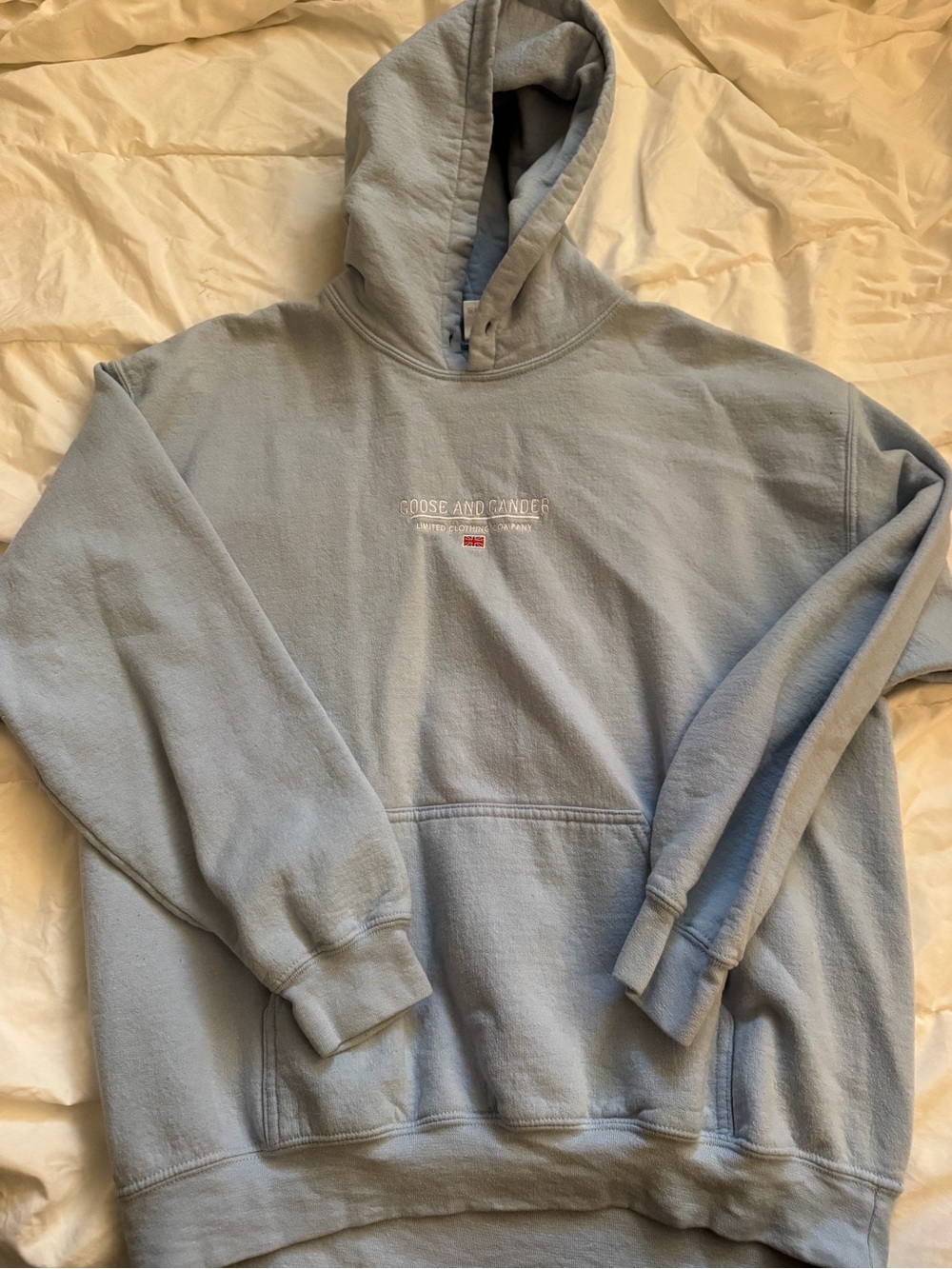 Light Blue Hoodie - Men's Pullover